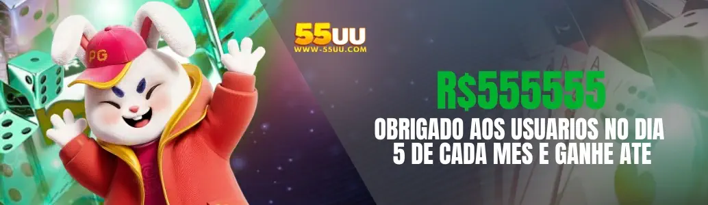 55UU Caça Níqueis banner
